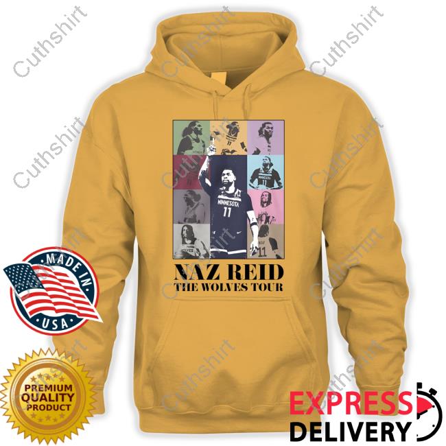 Official Naz Reid The Wolves Tour Eras Tour Tee Target Center