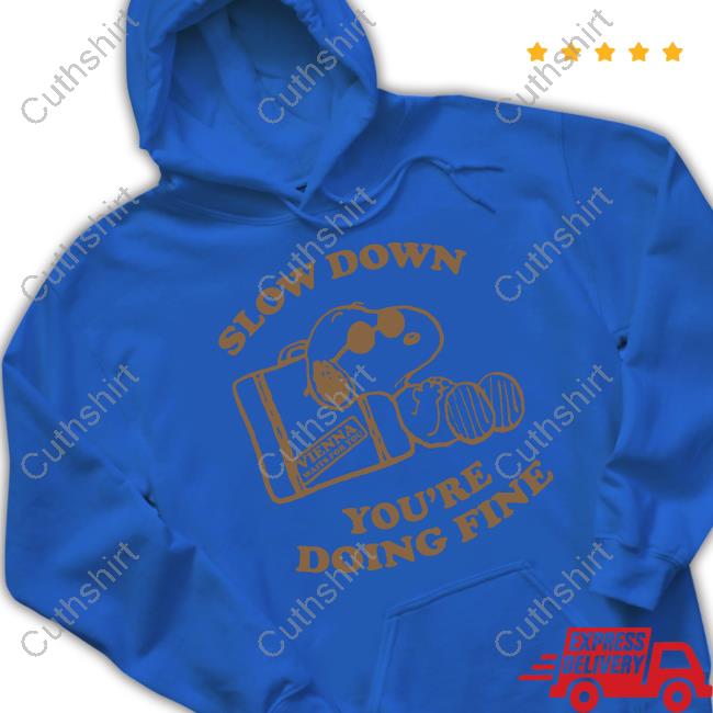 Stereospectralprints Slow Down You're Doing Fine Long Sleeve Tee Shirt