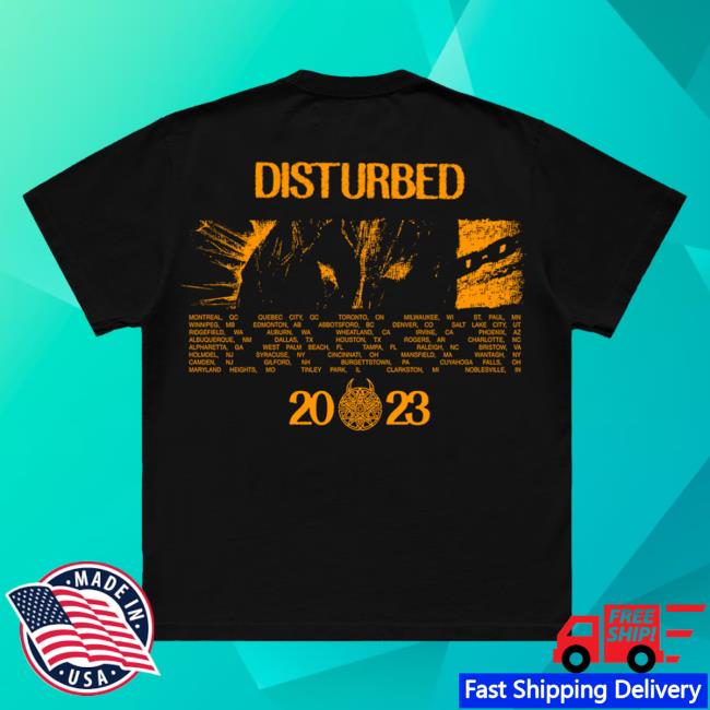 Official Disturbed Merch Store Disturbed Chains Tour Cities Attractive Shirt Disturbed1