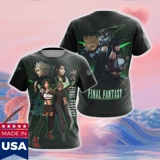 Final Fantasy Vii Video Game 3D All Over Printed Sweater Beach Shorts Joggers