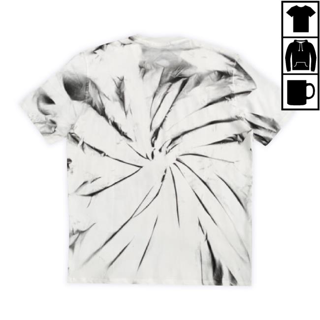 Officia Amiri Logo Statement Tie-Dye White Shirts