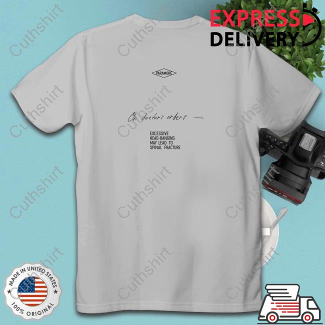 Paramore Head Bang Boyfriend Fit Girls Hoodie