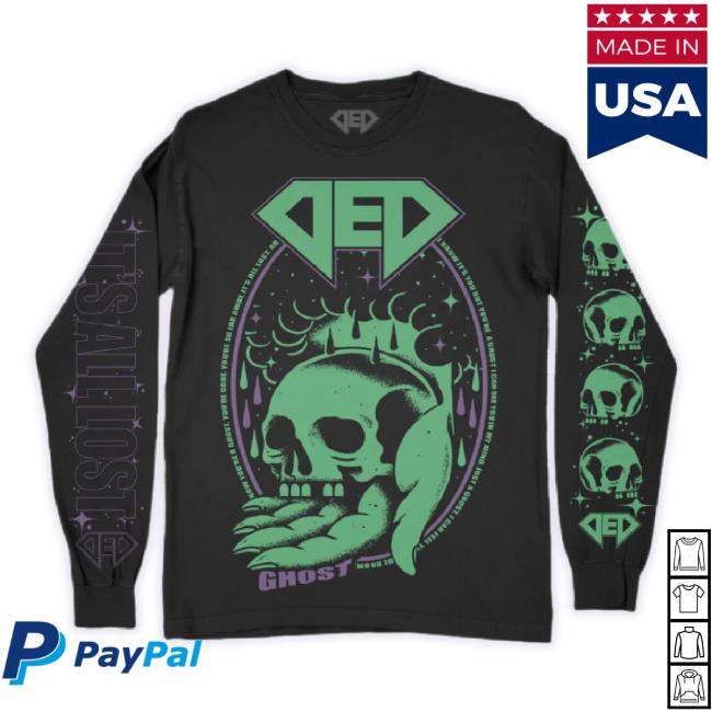 Original Merch Now Ded Ghost Black Hoodie Sweatshirt Merchnow Shop