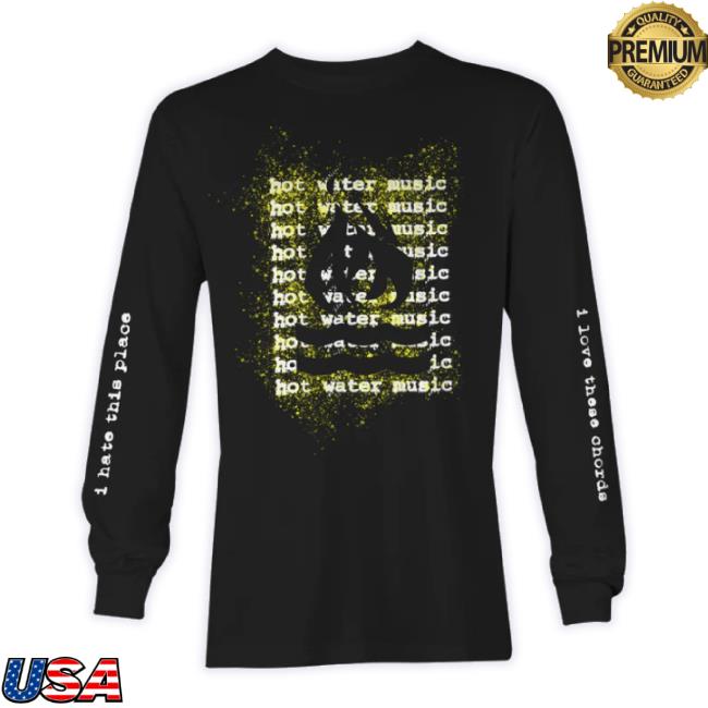 Official Cutloose Merch Store Hot Water Music Hot Water Music Trusty Chords Hoodie Sweatshirt Cutloosemerch Shop
