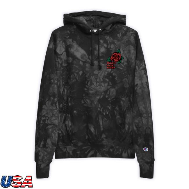 Original Itsjusta6 Merch Store Dls Rose Tie Dye New Shirt Black (Embroidered) Itsjusta6 Shop