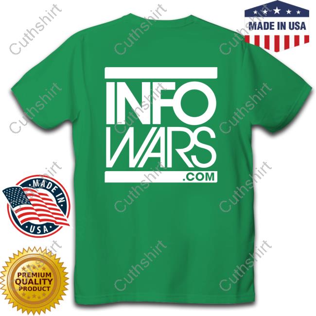 Alex Jones Wearing Alex Jones Did Nothing Wrong Tee Shirt