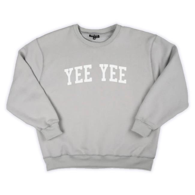 Original Yeeyee Merch Store Yeeyee Grey Branded Sweatshirt Yeeyee Shop