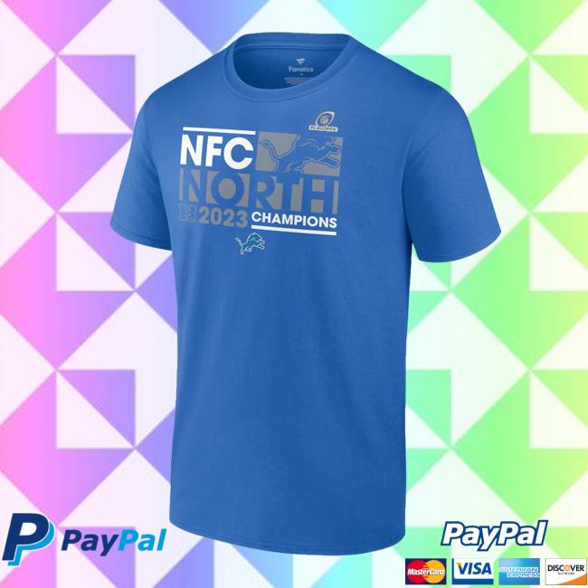 Official Detroit Lions Nfc North Champions 2023 Tee Shirt