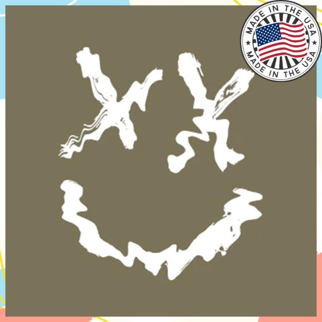 Official Louis Tomlinson Merch Store Louis Tomlinson Olive Reflection Smiley Shirts LouisTomlinson Apparel Clothing Shop