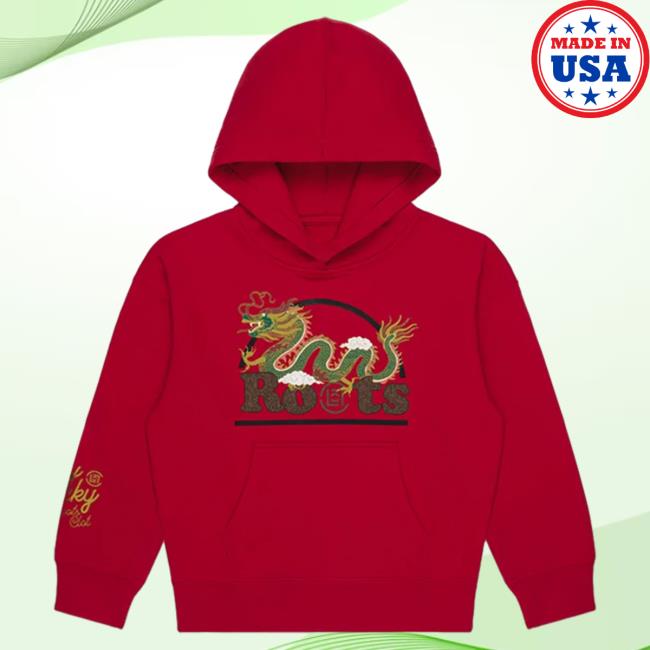 Official Juice Store Merch Juice Store Clot X Roots LNY Crew neck Sweatshirt (Red) Juicestore Apparel Clothing Shop