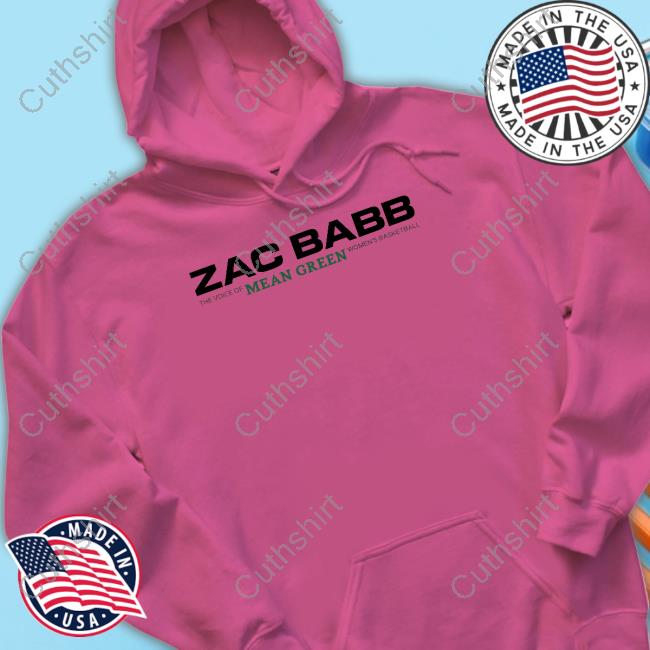 Zac Babb The Voice Of Mean Green Women's Basketball Tee Zac Babb The Voice Of Mean Green Women's Basketball Tee