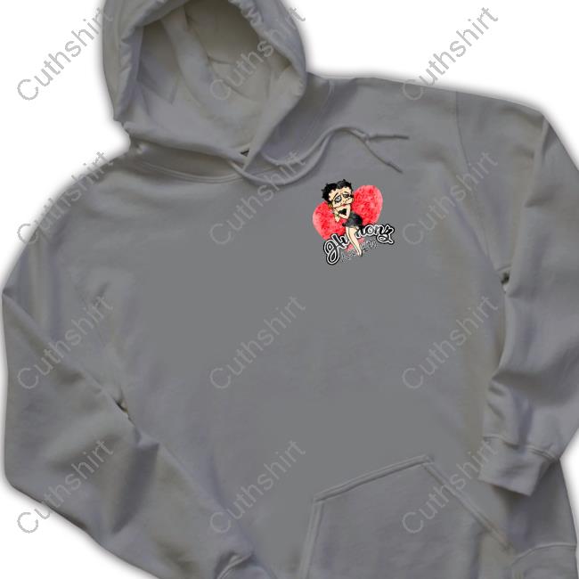 Humonz Betty Boop Hoodied Sweatshirt