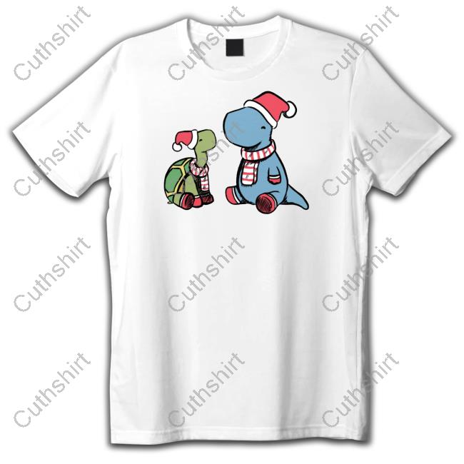 Dinosaur Christmas Tortoise & Dino Shirt