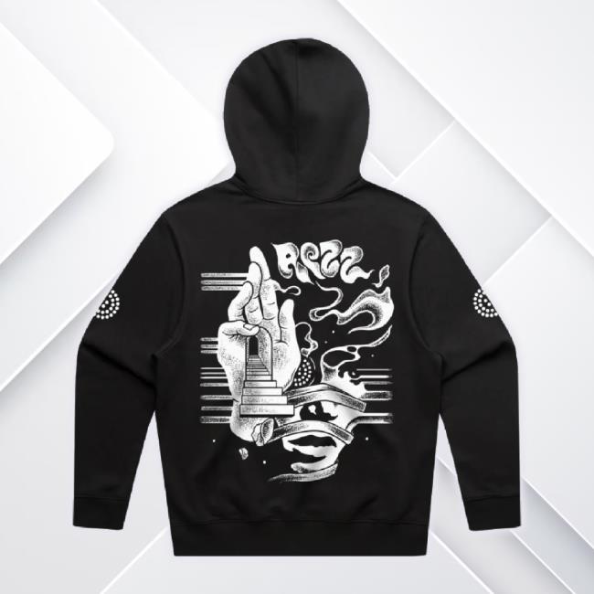 Original Rezz Official Shop Rezz - Perception - Black Glow In The Dark Pullover Sweaters Rezzshop