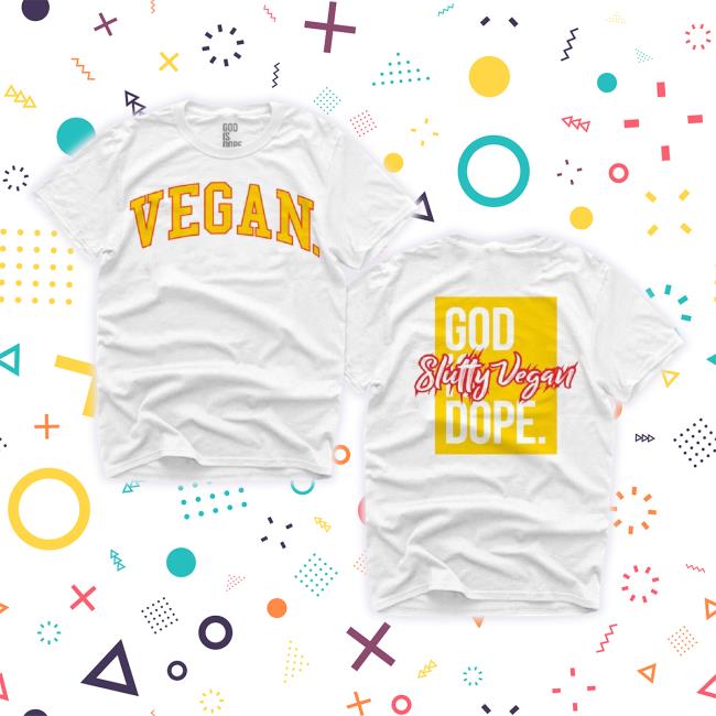 Original Slutty Vegan Merch Store Slutty Vegan God Is Vegan Classic Shirt Sluttyvegan Shop