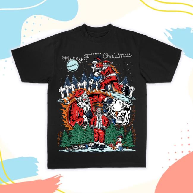 Official Full Violence Merch Store Violent Santa Sweatshirt Black Fullviolence Shop