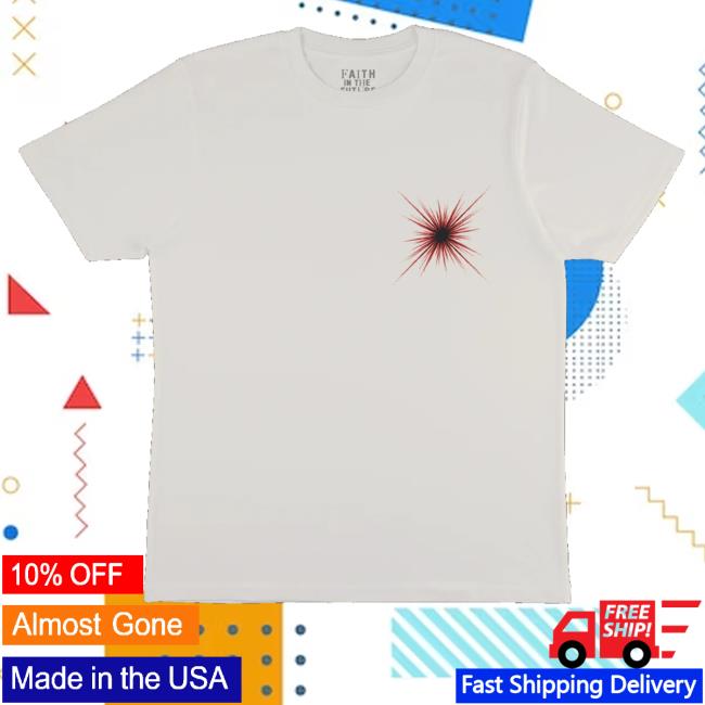 Louis Tomlinson Merch Shop Faith In The Future World Tour Burst Ecru T-Shirt