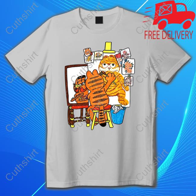 Garfield From Memory Shop Portrait Of The Artist Tank Top