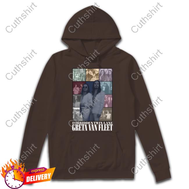 Sam & Jake Kiszka Forbidden Twin Lane Greta Van Fleet Tee Shirt