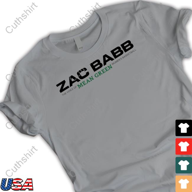 Zac Babb The Voice Of Mean Green Women's Basketball Tee Zac Babb The Voice Of Mean Green Women's Basketball Tee