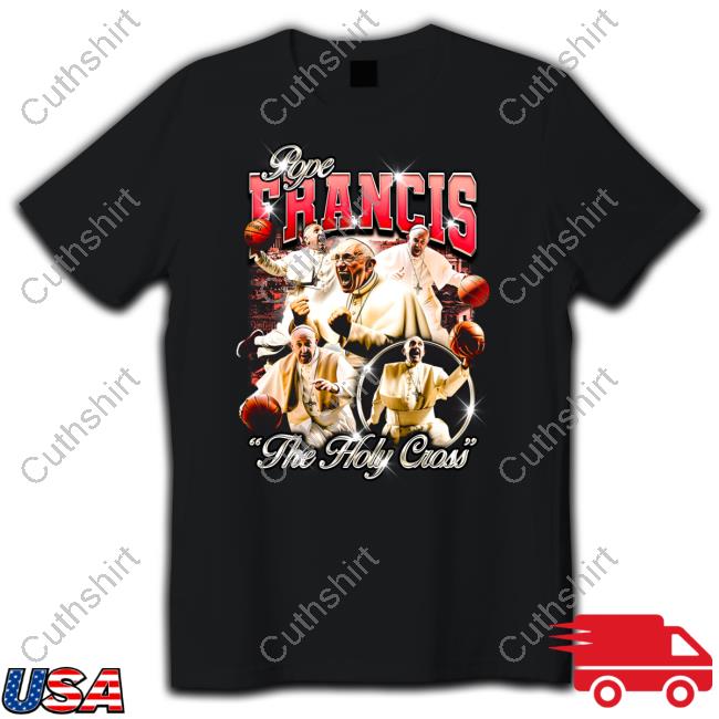 Official Pope Francis The Holy Cross Long Sleeve T Shirt Notsafeforwear Merch