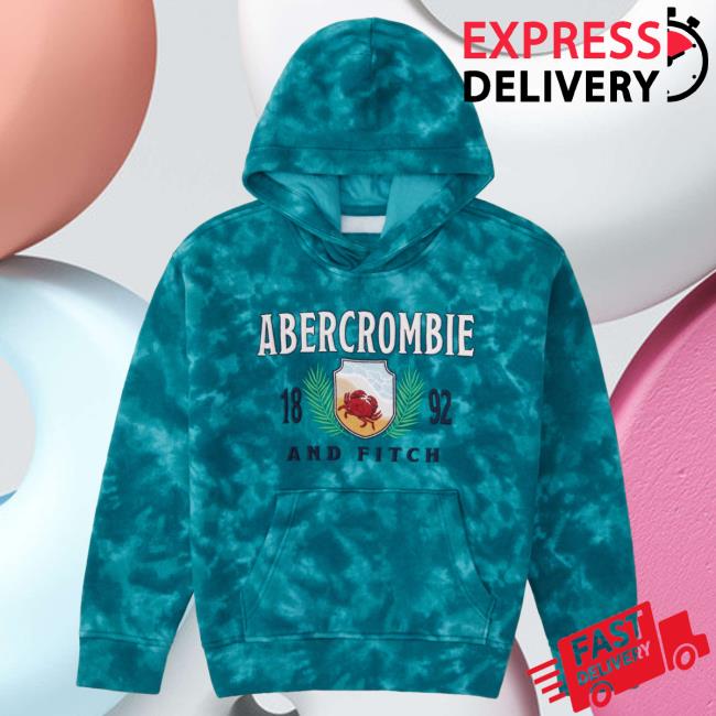 Official Official Abercrombie And Fitch Apparel Clothing Merch Abercrombie Tie-Dye Matching Set Logo Crew Abercrombie&Fitch Store Shop