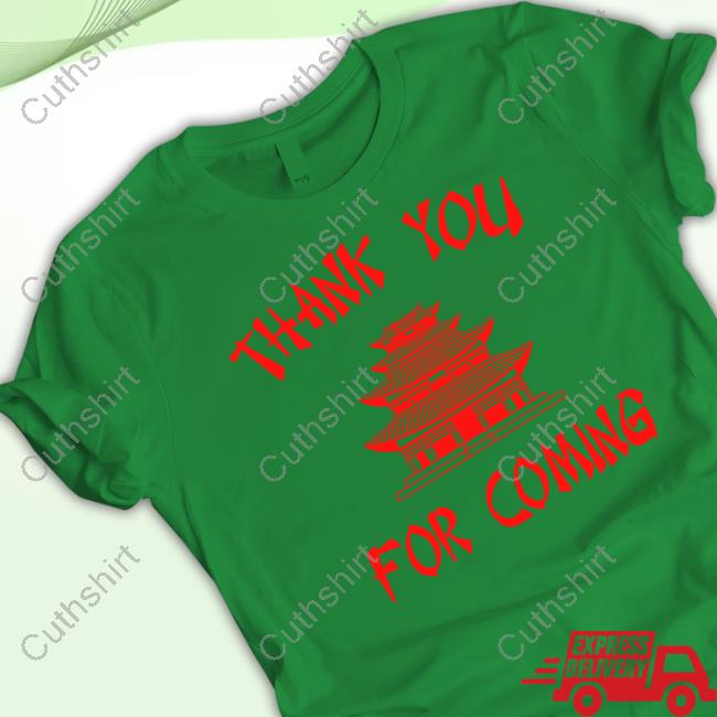 Thank You For Coming Tank Top