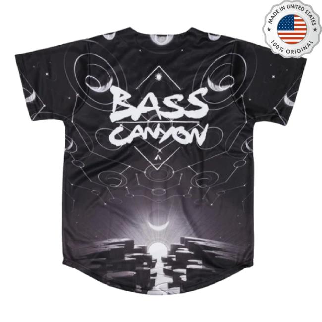 Official Excision Merch Store Gorge Baseball Jersey Unisex Sweatshirt (Black/White) Excisionmerch Shop