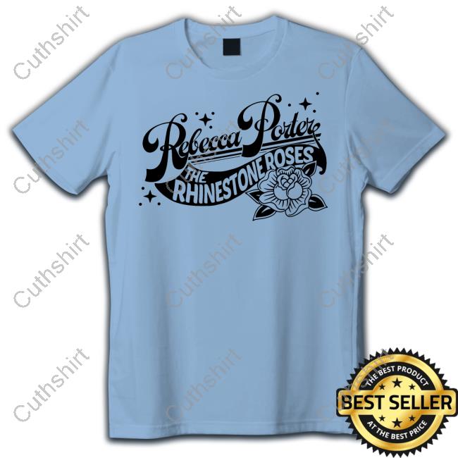 Rebecca Porter The Rhinestone Roses Tee Shirt