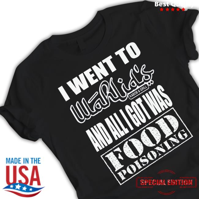 Official Wahlid Shop Food Poisoning Hoodied Sweatshirt