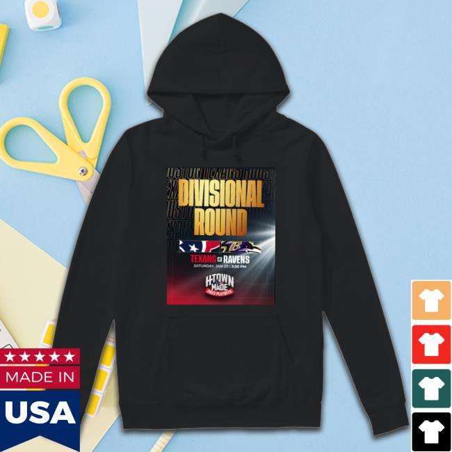 Original Divisional Round Texas Vs Ravens Saturday Jan 20 Hoodie