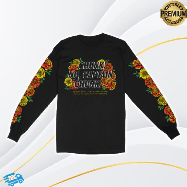 Official Fearless Records Merch Store Chunk! No, Captain Chunk! "Flowers" Long Sleeve Tee Fearlessrecords Shop