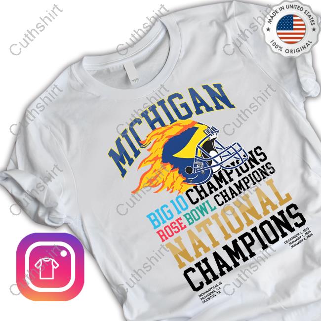 Dave Portnoy Michigan Big 10 Champions Rose Bowl Champions National Champions T Shirt