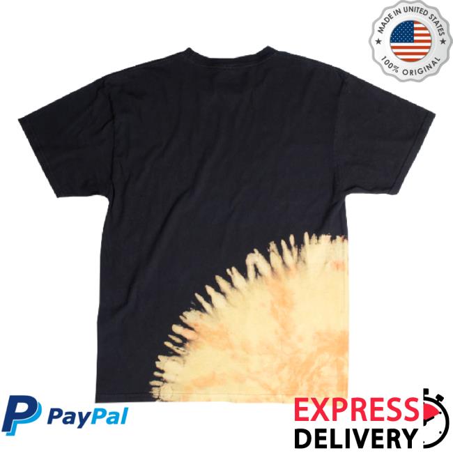 Official Altru Apparel Merch Store Burning Sun Asymmetrical Tie-Dye Hoodie Sweatshirt Altruapparel Shop