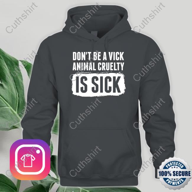 Kyle Farnsworth Wearing Don't Be A Vick Animal Cruelty Is Sick Tee