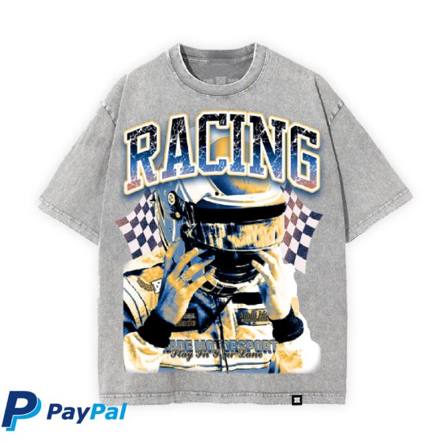Official Mademobb Merch Store Made Racing Tee - Silver Mademobb Shop