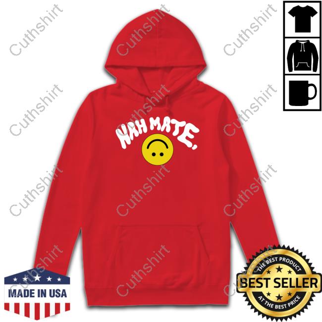 Pitsakat Wearing Nah Mate Smile Tee