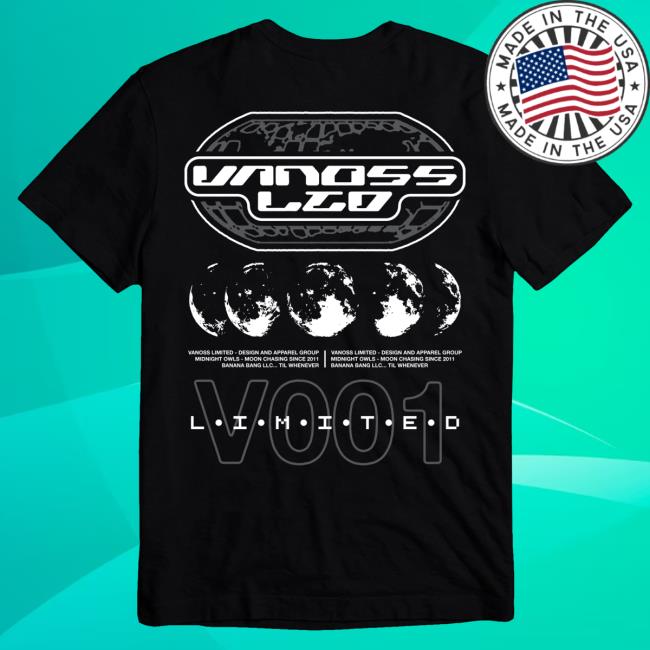 Official Vanoss 3Blackdot Merch Store Vanoss Vanoss® | Lunar T-Shirt (Black) Limited Edition Vanoss3blackdot Apparel Clothing Shop