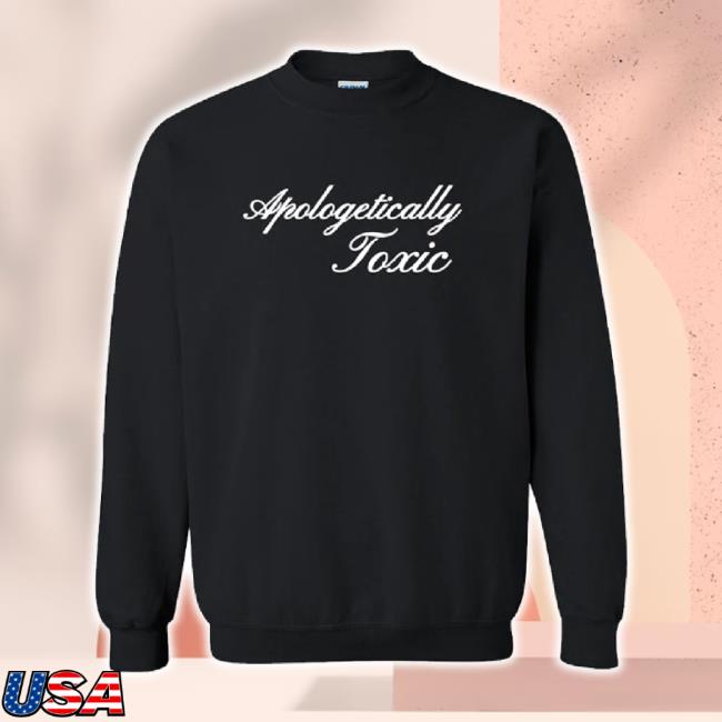 Original Interscope Merch Store Apologetically Toxic Hoodie Sweatshirt Interscope Shop