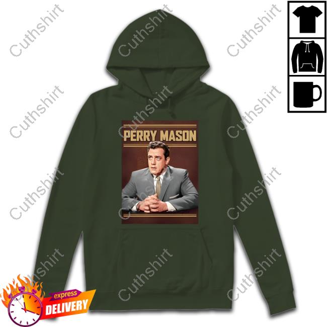 Perry Mason Tv Series 1957 Poster Hoodie Perry Mason Tv Series 1957 Poster Hoodie