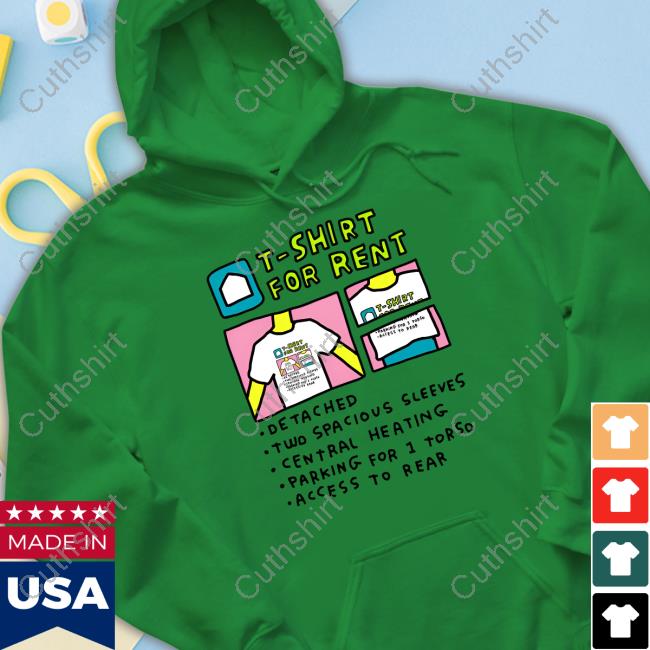 T-Shirt For Rent Detached Two Spacious Sleeves Central Heating Long Sleeve T Shirt