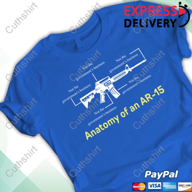 Freedomkat Designs Merch Not The Government's Business Ar15 Hoodie Sweatshirt