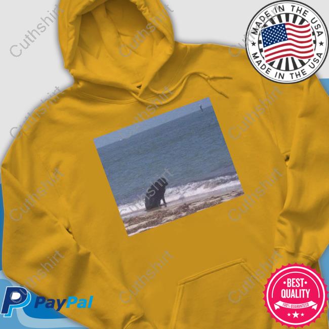The Silliest T-Shirt Company Sad Dog At The Beach New Shirt