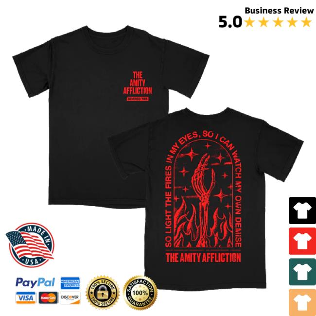 Original Usa.24Hundred Merch Store The Amity Affliction My Own Demise New Shirt Usa 24Hundred Shop