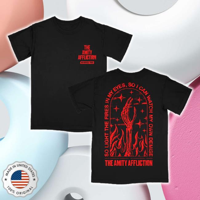 Original Usa.24Hundred Merch Store The Amity Affliction My Own Demise Long Sleeve Tee Usa 24Hundred Shop