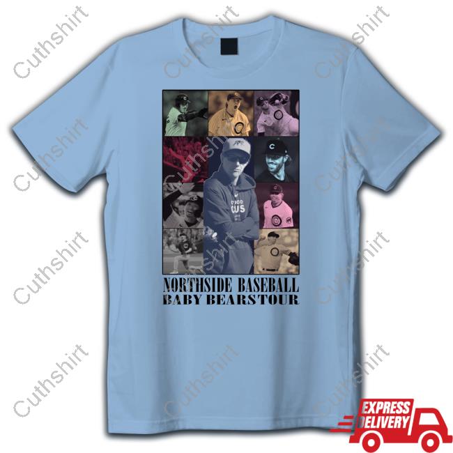Obvious Shirts Northside Baseball Baby Bears Tour T Shirt