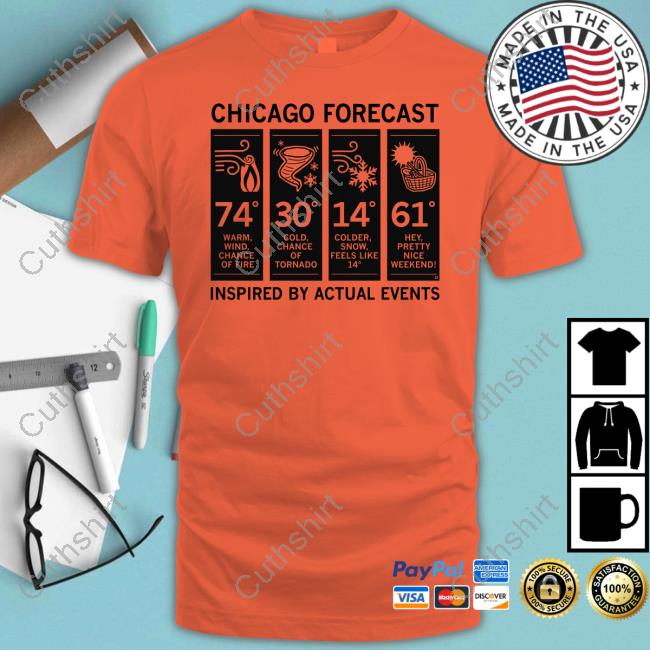 Raygunsite Chicago Forecast Inspired By Actual Events Tank Top Raygun Chicago Forecast Inspired By Actual Events Long Sleeve Tee Shirt
