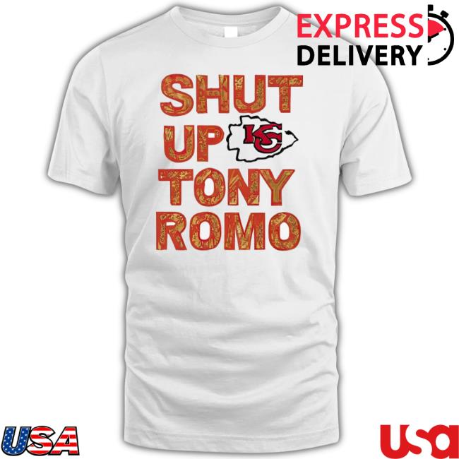 Original Shut Up Tony Romo Kansas City Chiefs Football Logo Sweatshirt