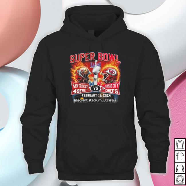 Original Super Bowl Lviii San Francisco 49Ers Vs Kansas City Chiefs February 11, 2024 Allegiant Stadium Las Vegas Sweater Original Super Bowl Lviii San Francisco 49Ers Vs Kansas City Chiefs February 11, 2024 Allegiant Stadium Las Vegas Sweaters