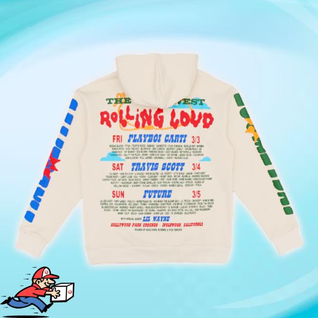 Trending Rolling Loud Merch Store Wild West Long Sleeve Tee Cali 23 Shoprollingloud Shop